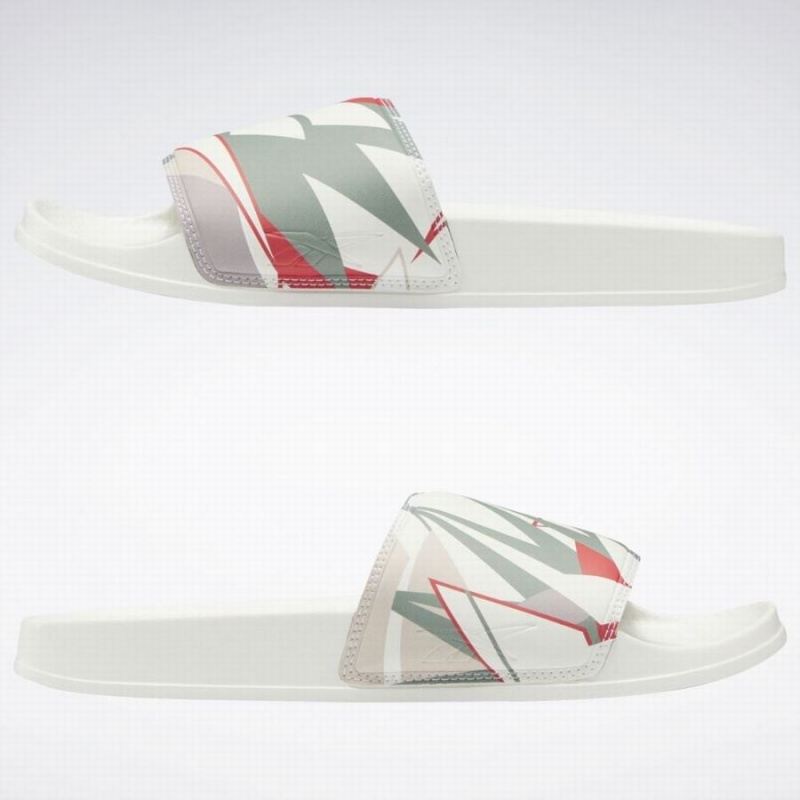 Reebok Classic Men's Slides White Green | HQQ8694CQ