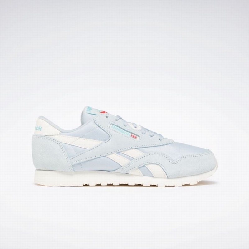 Reebok Classic Nylon Women\'s Shoes Blue White | XCA7763XE