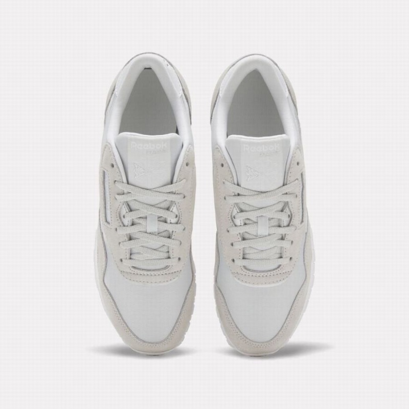 Reebok Classic Nylon Women's Shoes White Grey | AHS8268VO