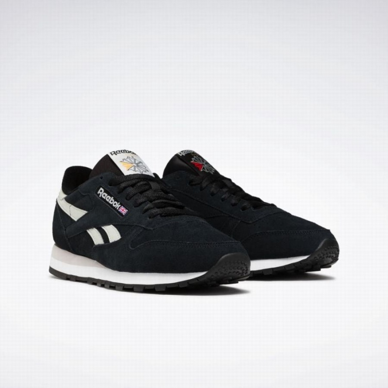 Reebok Classic Suede Men's Shoes Black Pink White | GSG2160OE