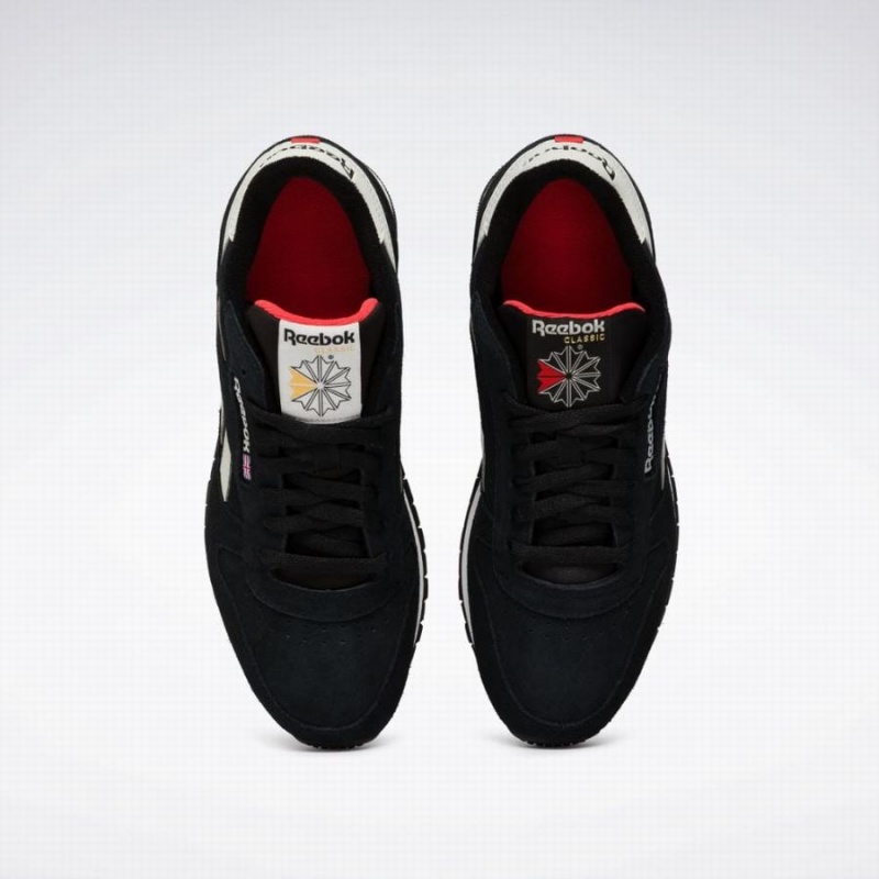 Reebok Classic Suede Men's Shoes Black Pink White | GSG2160OE