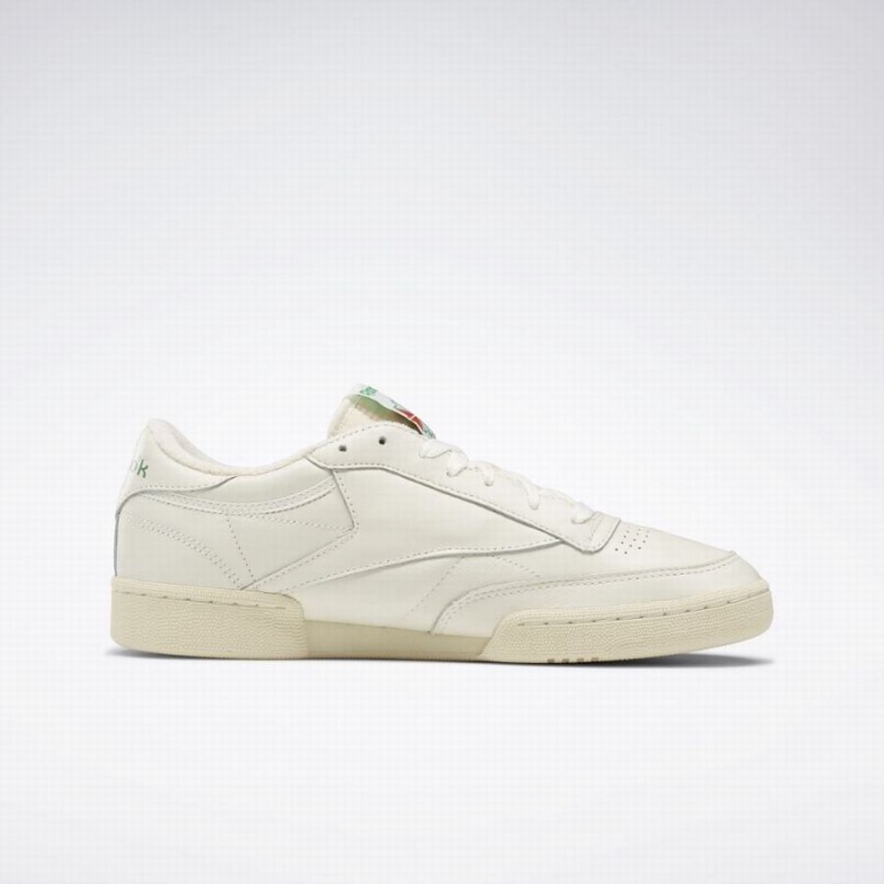 Reebok Club C 1985 Tv Women's Shoes White Green | ODT8176GS
