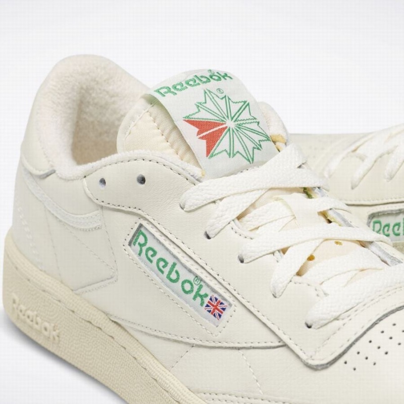 Reebok Club C 1985 Tv Women's Shoes White Green | ODT8176GS