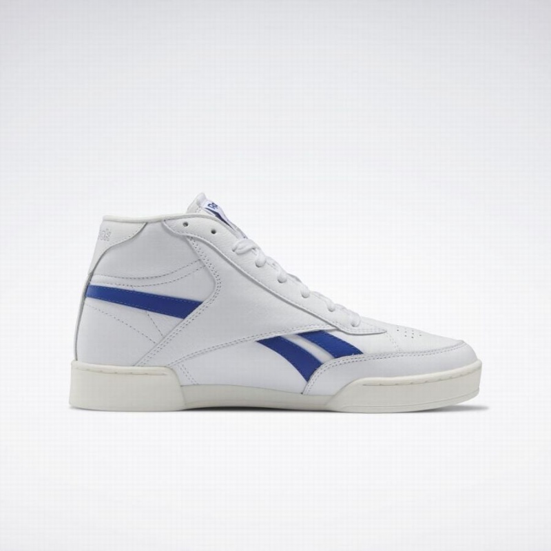 Reebok Club C 85 Form Hi Men's Shoes White Blue | RMN8095PY