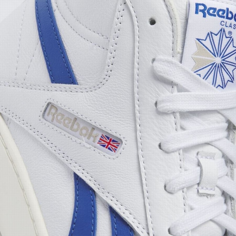Reebok Club C 85 Form Hi Men's Shoes White Blue | RMN8095PY