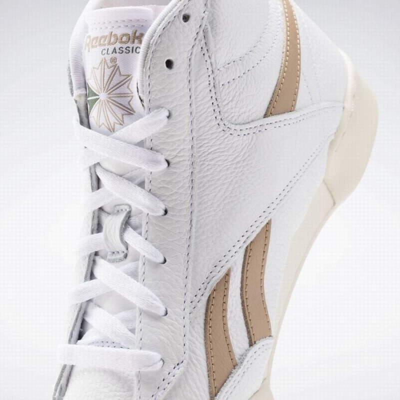 Reebok Club C 85 Form Hi Women's Shoes White Beige | MSY7128YW