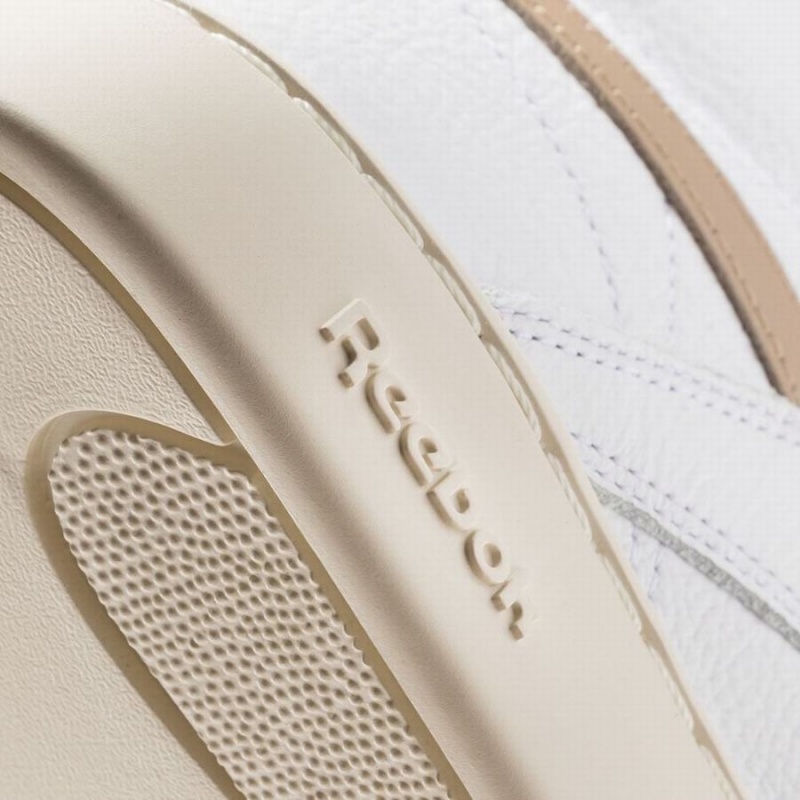 Reebok Club C 85 Form Hi Women's Shoes White Beige | MSY7128YW