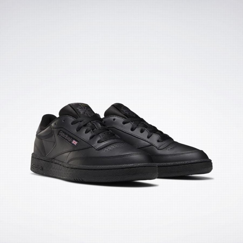 Reebok Club C 85 Men's Shoes Black Grey | QEZ8825WK