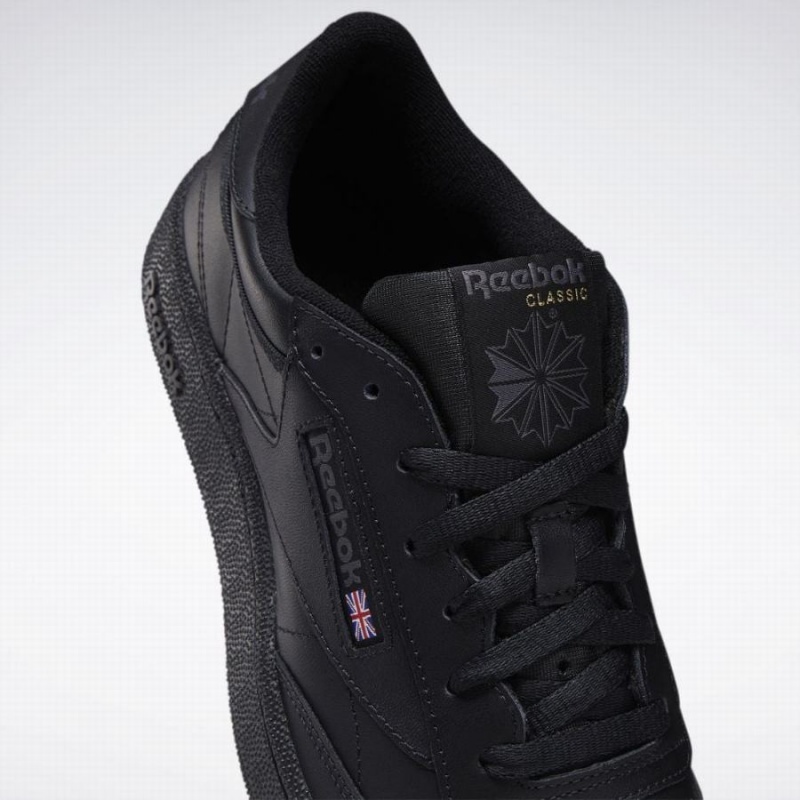 Reebok Club C 85 Men's Shoes Black Grey | QEZ8825WK