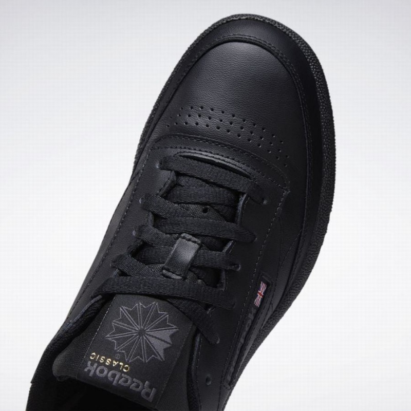 Reebok Club C 85 Men's Shoes Black Grey | QEZ8825WK