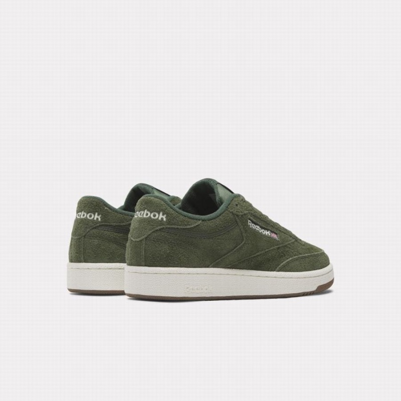 Reebok Club C 85 Men's Shoes Green | LAU3993TY
