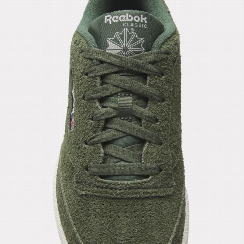 Reebok Club C 85 Men's Shoes Green | LAU3993TY
