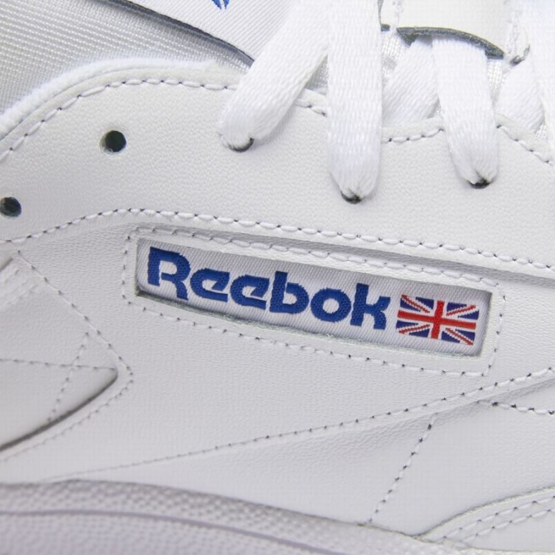 Reebok Club C 85 Men's Shoes White Royal | OKS8374XO