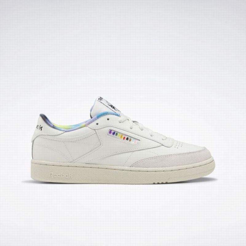 Reebok Club C 85 Men\'s Shoes White Turquoise | FZH2491YU