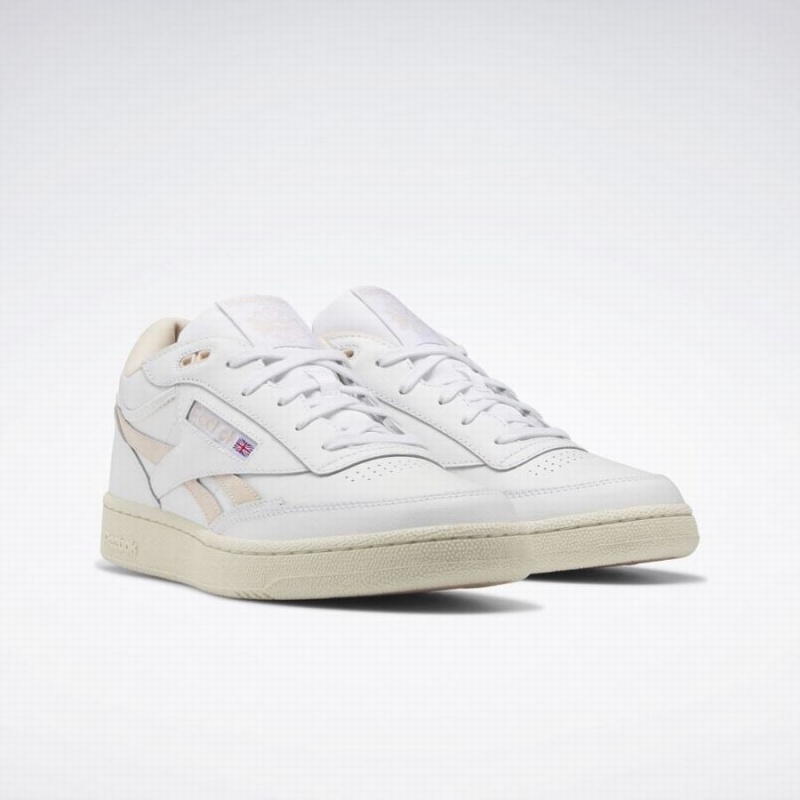 Reebok Club C 85 Mid Ii Revenge Men's Shoes White | TEX6871IP