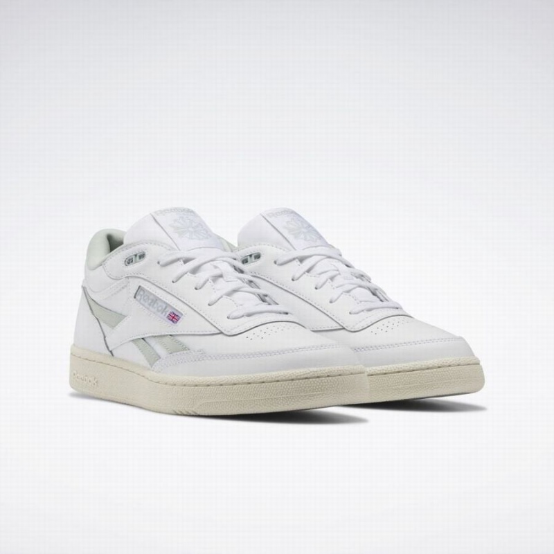 Reebok Club C 85 Mid Ii Revenge Women's Shoes White Green | WMK7157JI