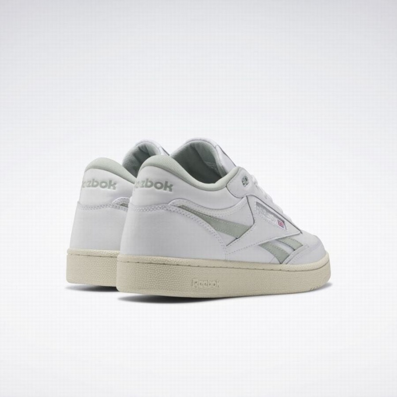 Reebok Club C 85 Mid Ii Revenge Women's Shoes White Green | WMK7157JI