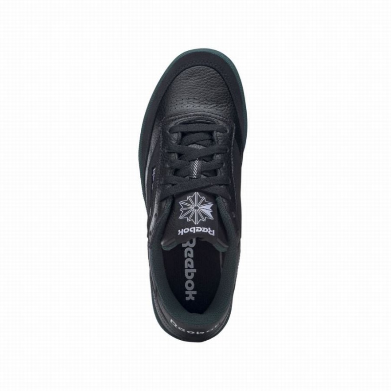 Reebok Club C 85 Vintage Women's Shoes Black Green White | EUM7133FB