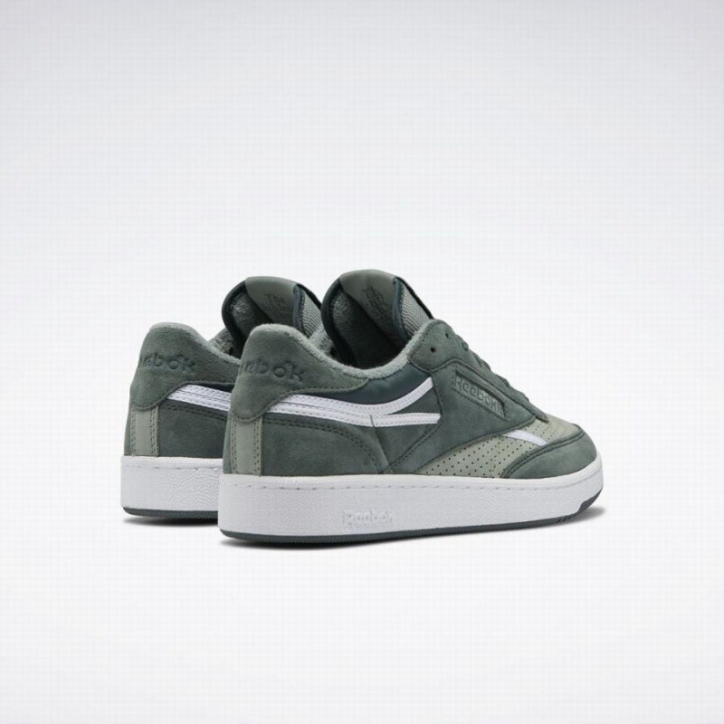 Reebok Club C 85 Vintage Women's Shoes Green White | QZD3837KE