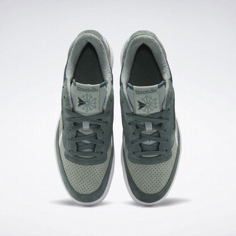 Reebok Club C 85 Vintage Women's Shoes Green White | QZD3837KE