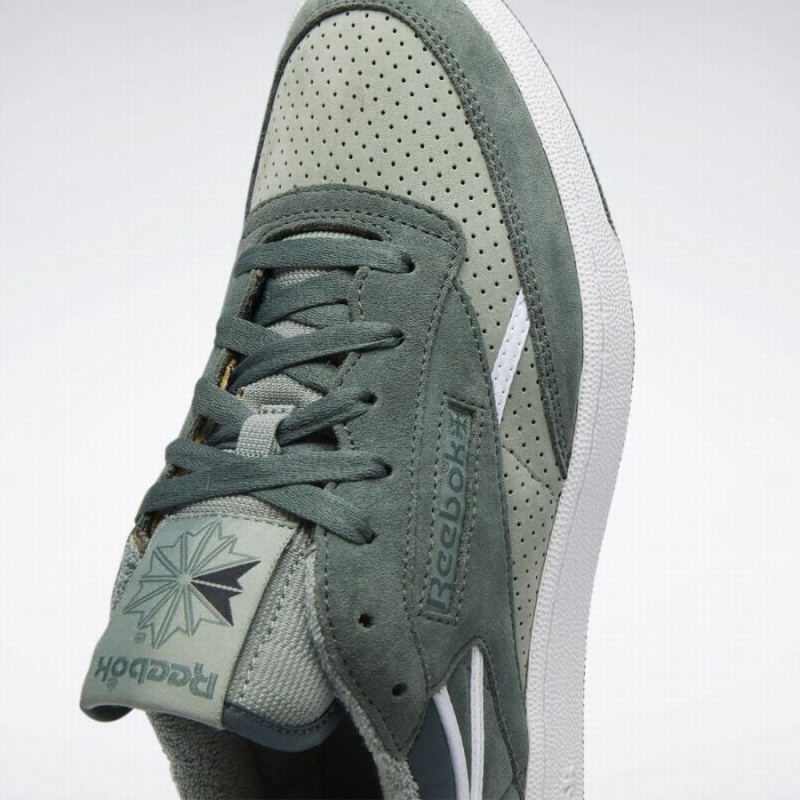 Reebok Club C 85 Vintage Women's Shoes Green White | QZD3837KE
