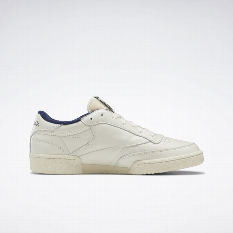 Reebok Club C 85 Vintage Women's Shoes White Navy | SFX1226XI