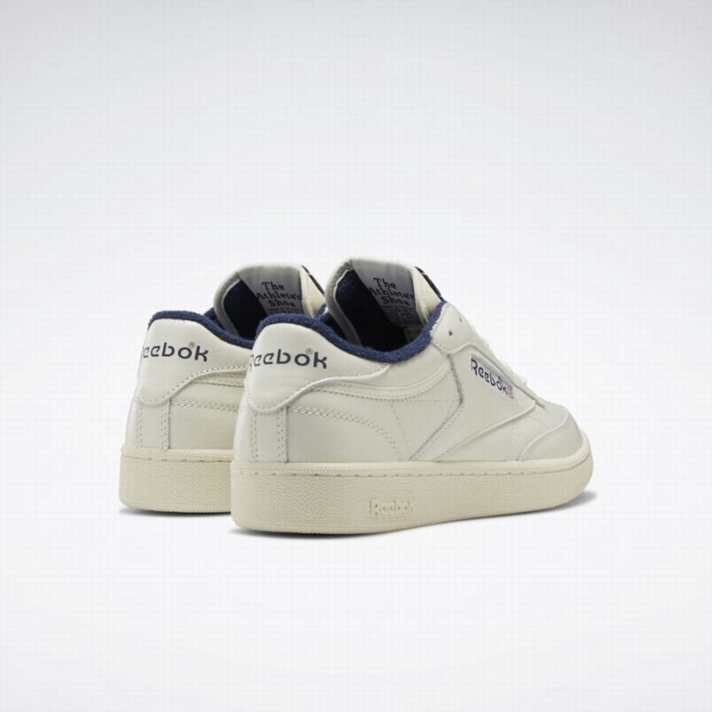 Reebok Club C 85 Vintage Women's Shoes White Navy | SFX1226XI