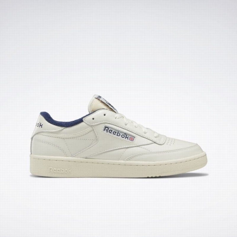 Reebok Club C 85 Vintage Women\'s Shoes White Navy | SFX1226XI
