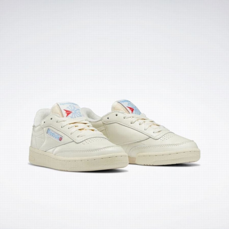 Reebok Club C 85 Vintage Women's Shoes White Blue | DYZ3560FT