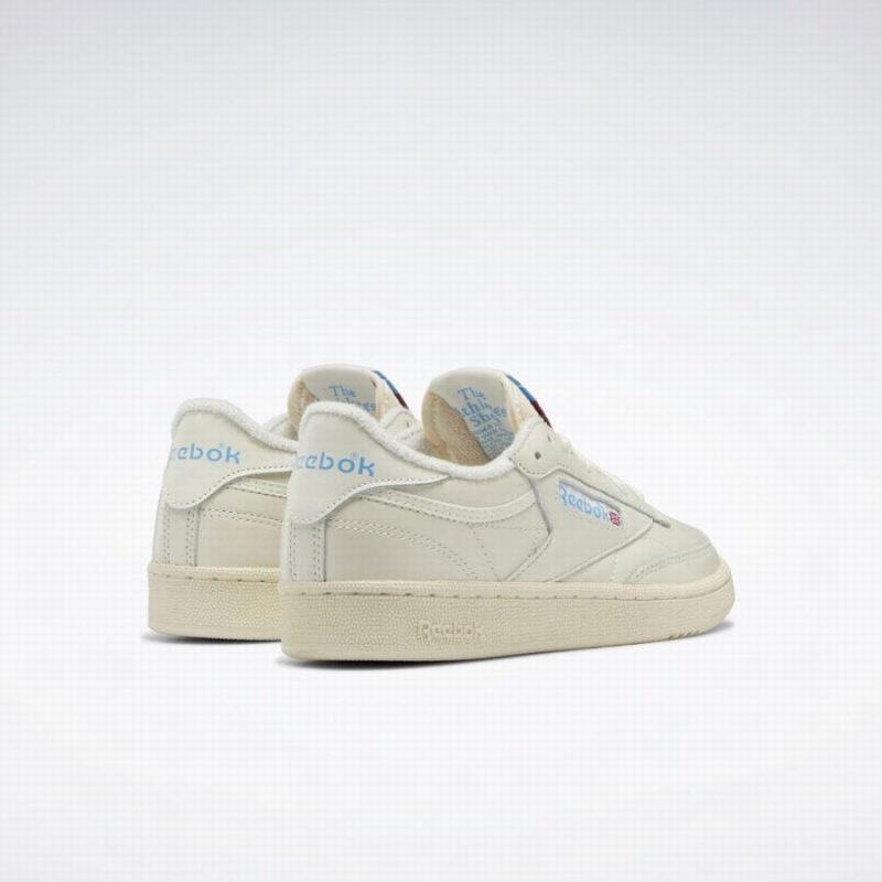 Reebok Club C 85 Vintage Women's Shoes White Blue | DYZ3560FT