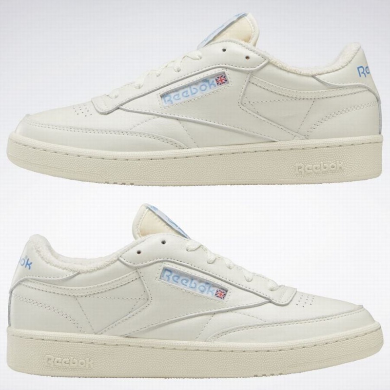 Reebok Club C 85 Vintage Women's Shoes White Blue | EIC4420SW