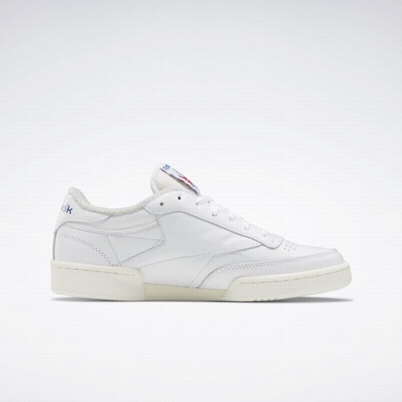 Reebok Club C 85 Vintage Women's Shoes White Blue | IXR6195AZ