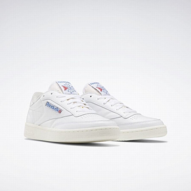 Reebok Club C 85 Vintage Women's Shoes White Blue | IXR6195AZ