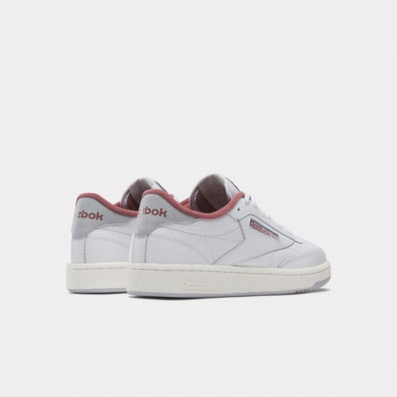 Reebok Club C 85 Women's Shoes White Rose Grey | YID2522AW
