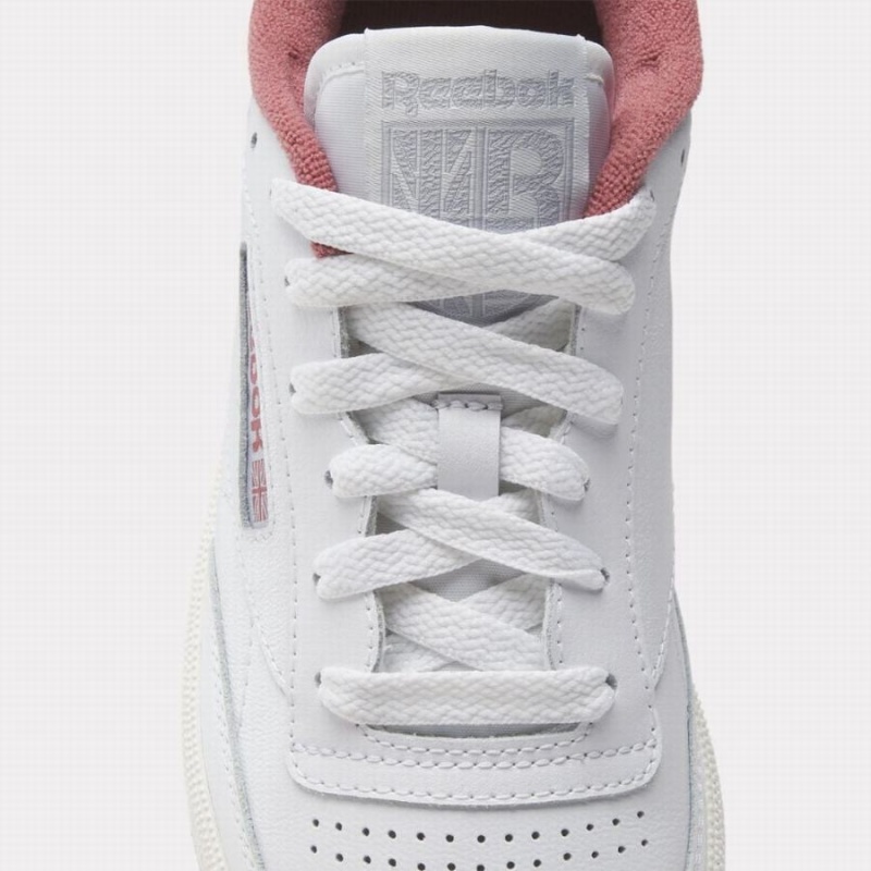 Reebok Club C 85 Women's Shoes White Rose Grey | YID2522AW