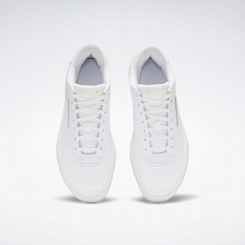 Reebok Club C Double Geo Women's Shoes White | WYN4427GE