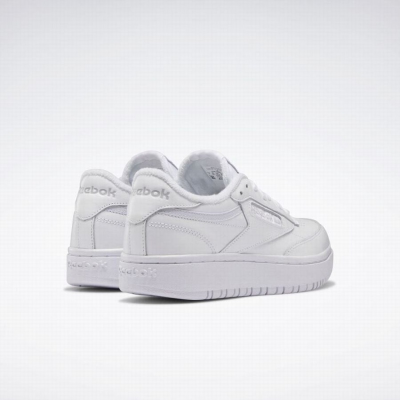 Reebok Club C Double Women's Shoes White Grey | WON2445DQ