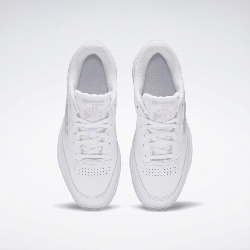 Reebok Club C Double Women's Shoes White Grey | WON2445DQ