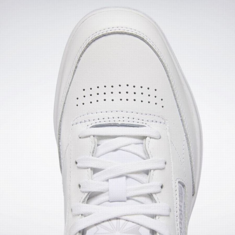 Reebok Club C Double Women's Shoes White Grey | WON2445DQ