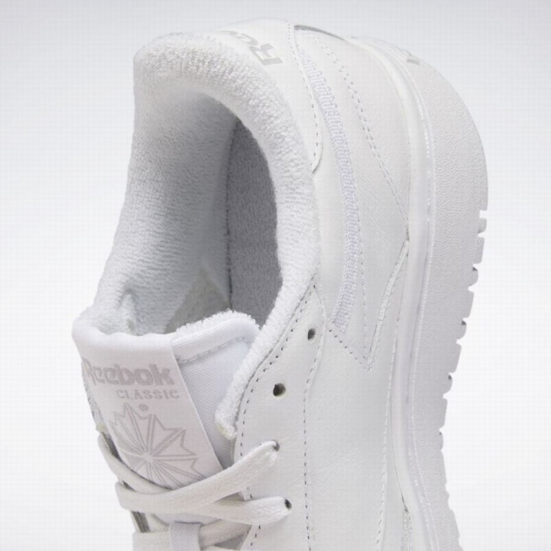 Reebok Club C Double Women's Shoes White Grey | WON2445DQ