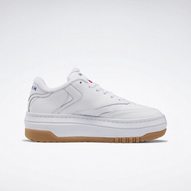 Reebok Club C Extra Women's Shoes White Blue | TCT5633UG