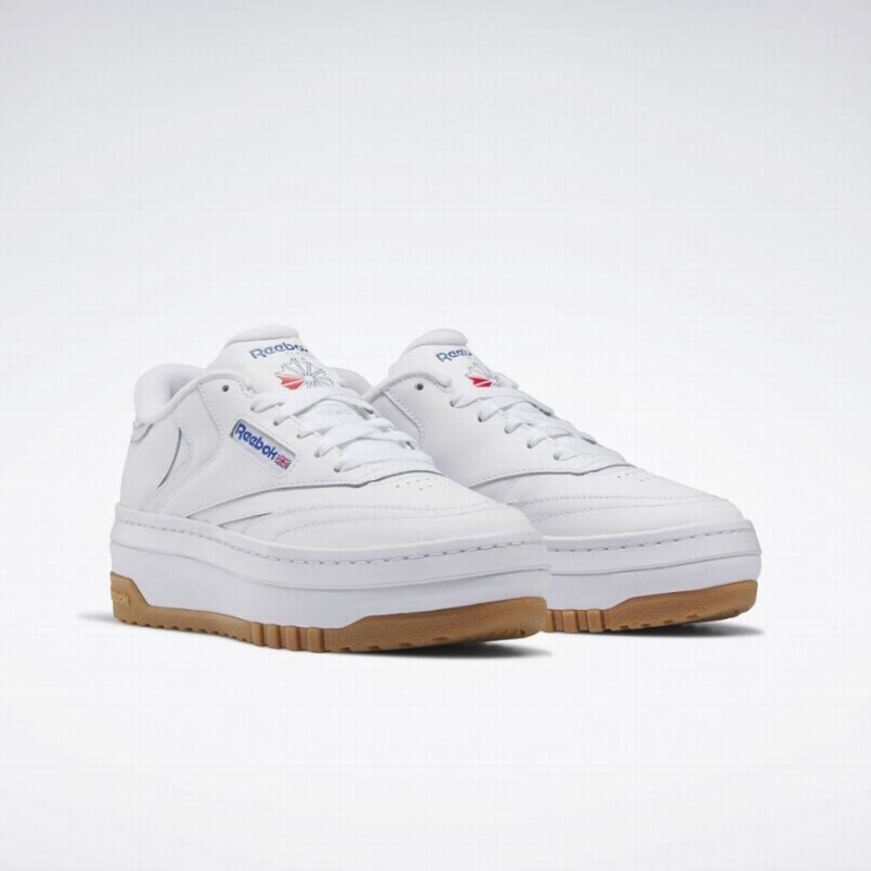 Reebok Club C Extra Women's Shoes White Blue | TCT5633UG