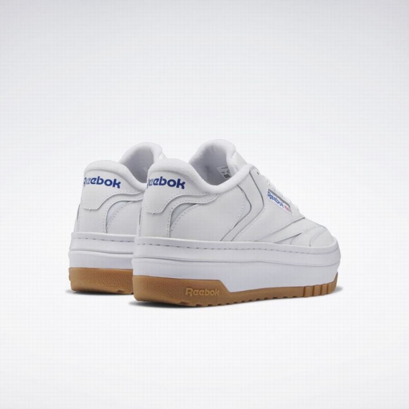 Reebok Club C Extra Women's Shoes White Blue | TCT5633UG