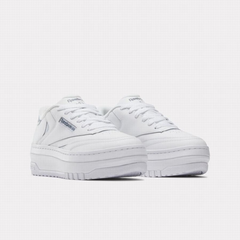 Reebok Club C Extra Women's Shoes White Blue | MJN8495GR
