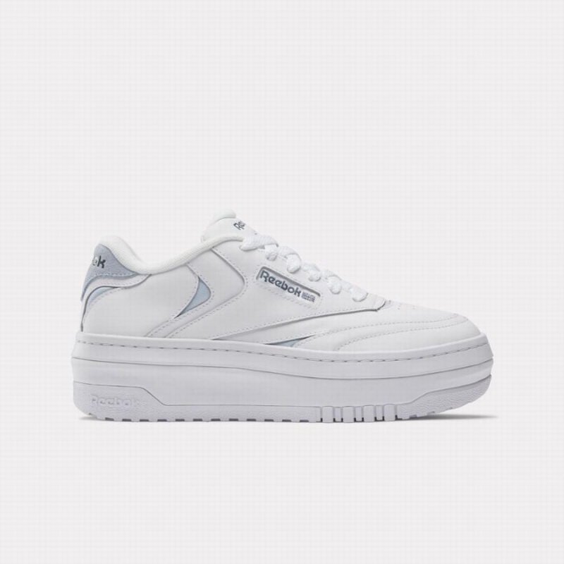 Reebok Club C Extra Women\'s Shoes White Blue | MJN8495GR