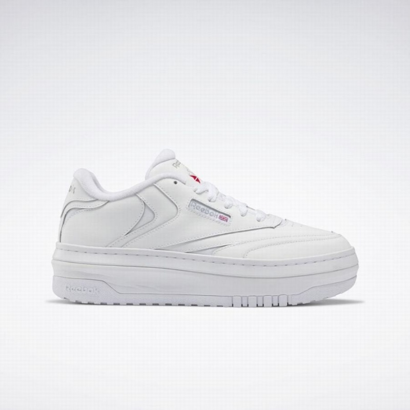 Reebok Club C Extra Women\'s Shoes White Grey | WPX5218LA