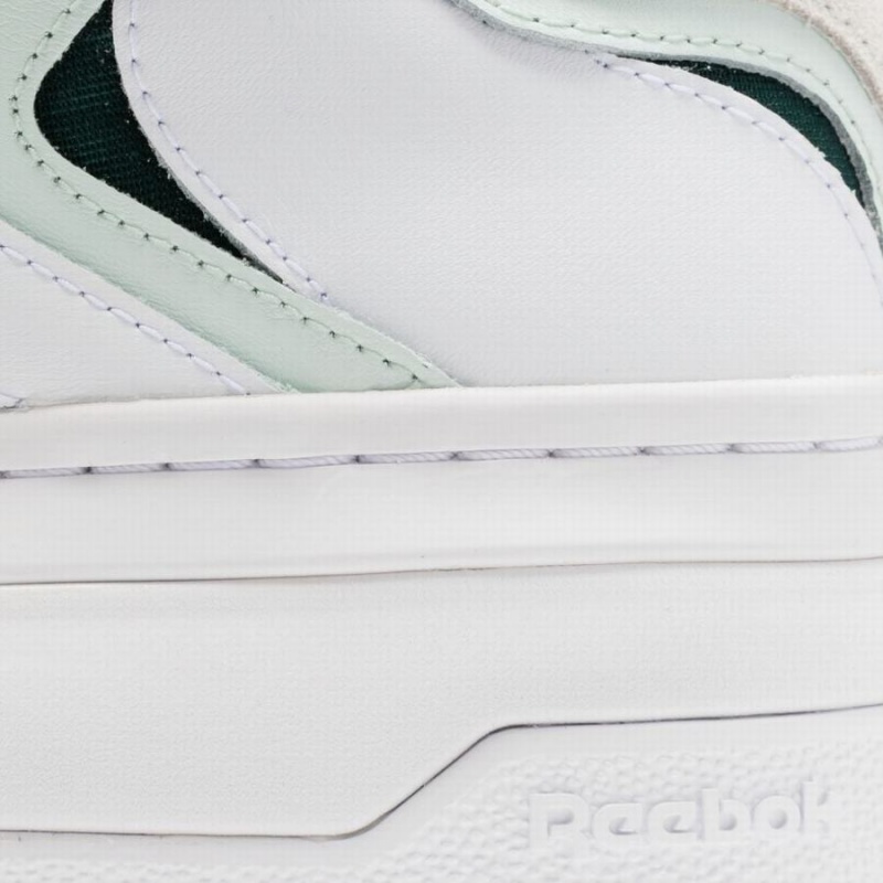 Reebok Club C Extra Women's Shoes White Light Turquoise Green | WUE276CK
