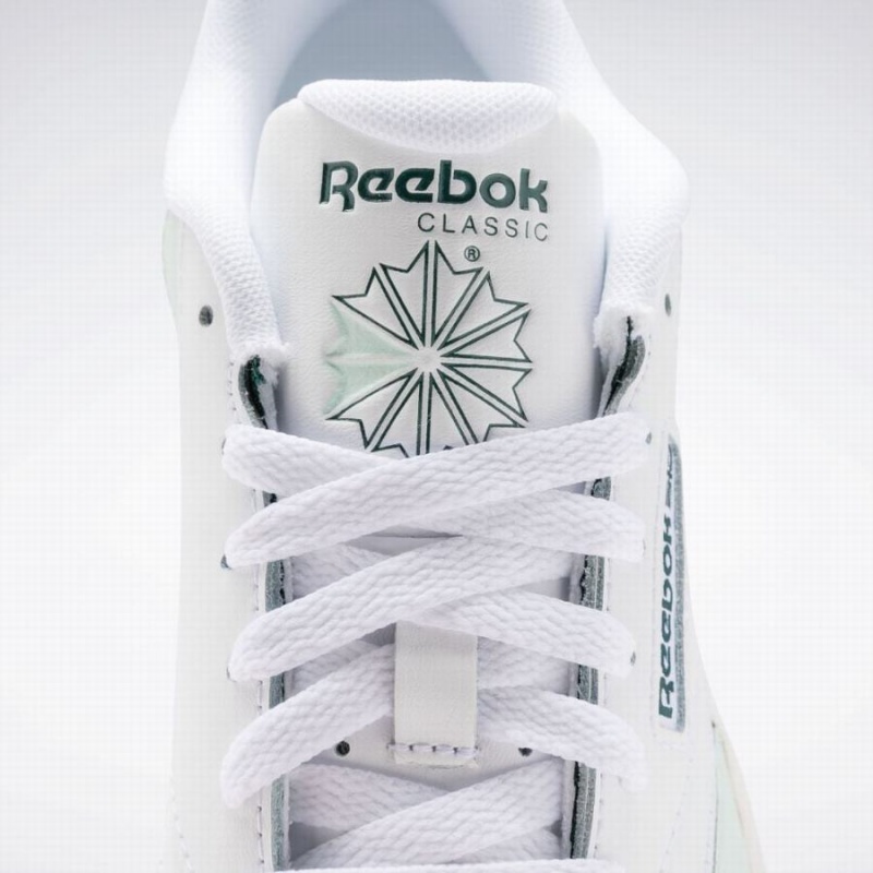 Reebok Club C Extra Women's Shoes White Light Turquoise Green | WUE276CK