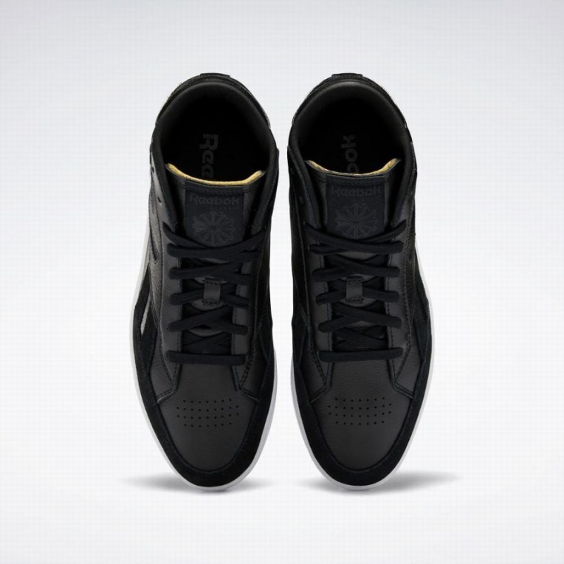 Reebok Club C Form Hi Men's Shoes Black White | EOK9682JS