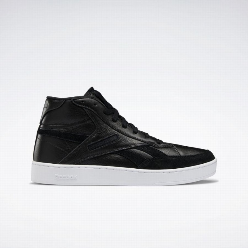 Reebok Club C Form Hi Men\'s Shoes Black White | EOK9682JS